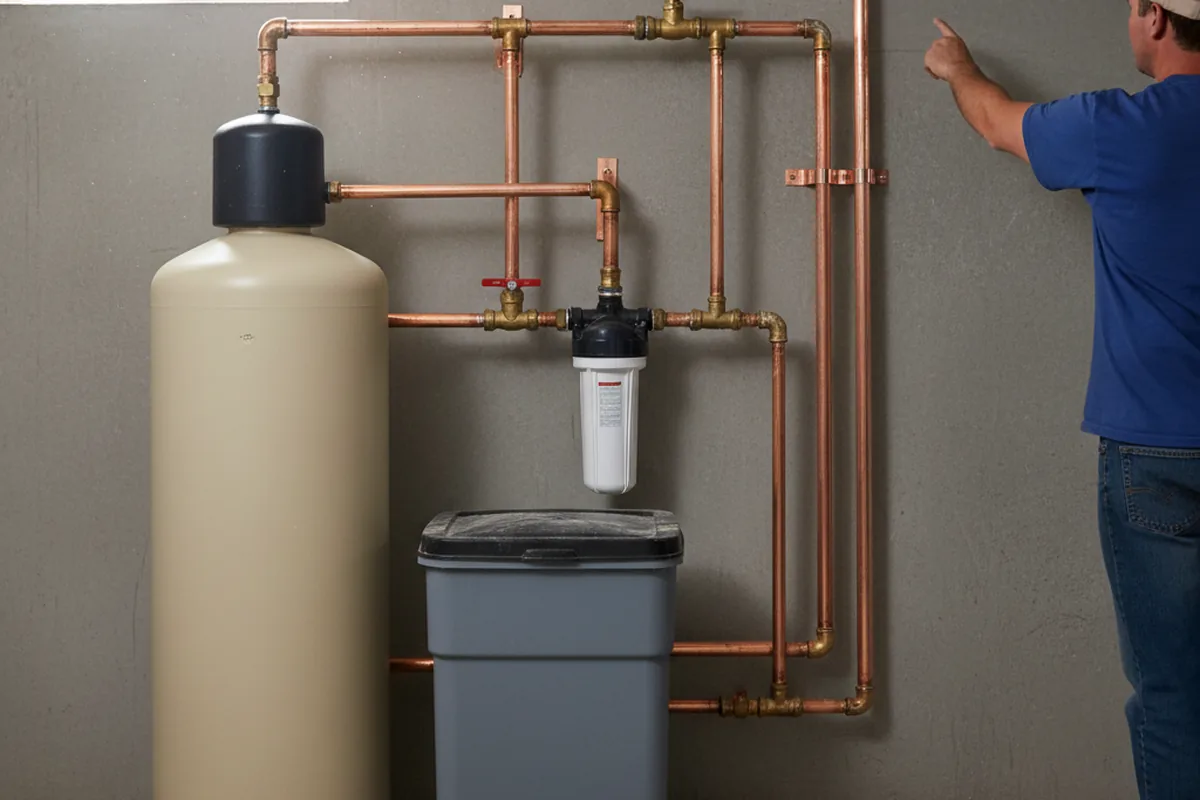 Whole-house water treatment system installed in Arcola